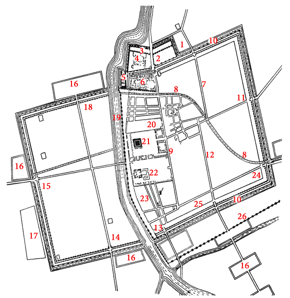 План города Вавилон, VII-VI вв. до н.э. - www.Arhitekto.ru