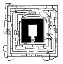 План гробницы царя Кира - www.Arhitekto.ru