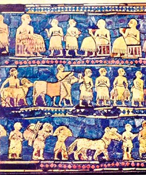 Штандарт из Ура. Ок. 2600 до н.э. Британский музей. Лондон - www.Arhitekto.ru
