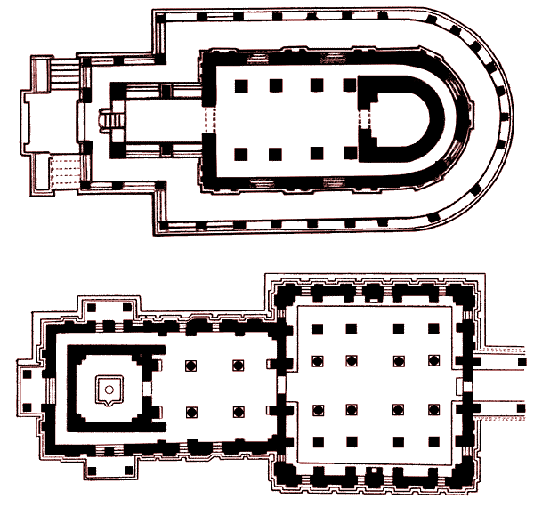 Планы храмов в Айхоле и Поттадакале - www.Arhitekto.ru