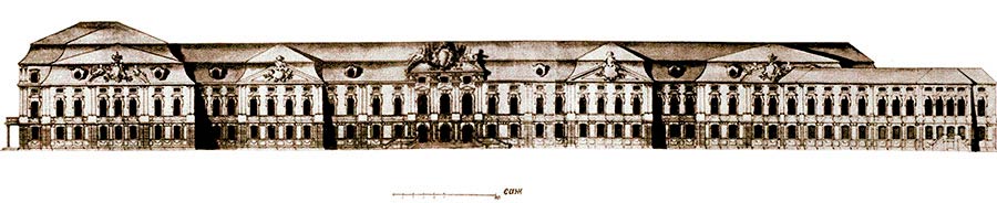 Третий Зимний дворец. Проект западного фасада - www.Arhitekto.ru